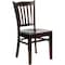 Flash Furniture Hercules Restaurant Chair, 17-1/2 in W 20-3/4" L 34-1/2" H, Fixed, Beech Wood Seat XU-DGW0008VRT-WAL-GG - alternate 7