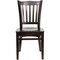 Flash Furniture Hercules Restaurant Chair, 17-1/2 in W 20-3/4" L 34-1/2" H, Fixed, Beech Wood Seat XU-DGW0008VRT-WAL-GG - alternate 4