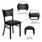 Flash Furniture Hercules Restaurant Chair, 17-1/4 in W 20" L 33-1/4" H XU-DG-60099-COF-BLKV-GG - alternate 7