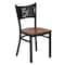 Flash Furniture Hercules Restaurant Chair, 17-1/4 in W 20" L 33-1/4" H, Plywood Seat XU-DG-60099-COF-CHYW-GG - alternate 2