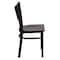 Flash Furniture Hercules Restaurant Chair, 17-1/4 in W 20" L 33-1/4" H XU-DG-60099-COF-MAHW-GG - alternate 2