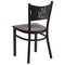 Flash Furniture Hercules Restaurant Chair, 17-1/4 in W 20" L 33-1/4" H XU-DG-60099-COF-WALW-GG - alternate 4