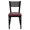 Flash Furniture Hercules Restaurant Chair, Black Back, 17-1/4 in W 20" L 33-1/4" H, Vinyl Seat XU-DG-60115-GRD-BURV-GG - alternate 3