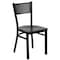 Flash Furniture Hercules Restaurant Chair, 17-1/4 in W 20" L 33-1/4" H XU-DG-60115-GRD-MAHW-GG - alternate 2