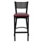 Flash Furniture Restaurant Stool, Grid Back, Burgundy Sea XU-DG-60116-GRD-BAR-BURV-GG - alternate 7
