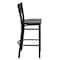 Flash Furniture Restaurant Stool, Grid Back, Mahogany Sea XU-DG-60116-GRD-BAR-MAHW-GG - alternate 5