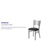 Flash Furniture Hercules Restaurant Chair, Black Back, 16-1/2 in W 19" L 33-/2" H XU-DG-60401-BLKV-GG - alternate 4