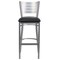 Flash Furniture Barstool, Slat Back, Silver w/Black Seat XU-DG-60402-BAR-BLKV-GG - alternate 10