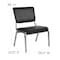 Flash Furniture Hercules Medical Waiting Room Chair, Black Back, 26-1/2 in W 23-1/2" L 34" H, Vinyl Seat XU-DG-60442-660-2-BV-GG - alternate 4