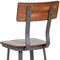 Flash Furniture Flint Walnut/Gray Metal Barstool XU-DG-60582B-GG - alternate 5