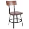 Flash Furniture Flint Restaurant Chair, Gray Back, 16-1/4 in W 22-1/4" L 33-1/2" H XU-DG-60582-GG - alternate 9