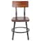 Flash Furniture Flint Restaurant Chair, Gray Back, 16-1/4 in W 22-1/4" L 33-1/2" H XU-DG-60582-GG - alternate 3