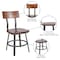Flash Furniture Flint Restaurant Chair, Gray Back, 16-1/4 in W 22-1/4" L 33-1/2" H XU-DG-60582-GG - alternate 6