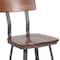 Flash Furniture Flint Restaurant Chair, Gray Back, 16-1/4 in W 22-1/4" L 33-1/2" H XU-DG-60582-GG - alternate 8
