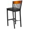 Flash Furniture Vertical Stool, Black/Cherry, Black Seat XU-DG-60618B-CHY-BLKV-GG - alternate 4