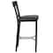 Flash Furniture Vertical Stool, Blk/Natural, Blk Vnyl Sea XU-DG-60618B-WAL-BLKV-GG - alternate 2