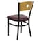 Flash Furniture Hercules Restaurant Chair, 16-1/4 in W 21-1/2" L 32-3/4" H, Vinyl Seat XU-DG-6F2B-CIR-BURV-GG - alternate 5