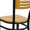 Flash Furniture Hercules Restaurant Chair, Wood Back, 16-3/4 in W 21-1/2" L 32-3/4" H XU-DG-6G7B-SLAT-NATW-GG - alternate 9