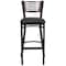 Flash Furniture Slat Stool, Blk/Walnut, Black Vinyl Seat XU-DG-6H1B-WAL-BAR-BLKV-GG - alternate 8
