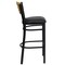 Flash Furniture Slat Stool, Blk/Natural, Blk Vinyl Seat XU-DG-6H3B-SLAT-BAR-BLKV-GG - alternate 4