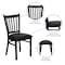 Flash Furniture Hercules Restaurant Chair, 17 in W 20-1/4" L 34-1/4" H, Vinyl Seat XU-DG-6Q2B-VRT-BLKV-GG - alternate 7