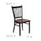 Flash Furniture Hercules Restaurant Chair, 17 in W 20-1/4" L 34-1/4" H XU-DG-6Q2B-VRT-CHYW-GG - alternate 4