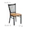 Flash Furniture Hercules Restaurant Chair, 17 in W 20-1/4" L 34-1/4" H XU-DG-6Q2B-VRT-NATW-GG - alternate 3