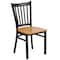 Flash Furniture Hercules Restaurant Chair, 17 in W 20-1/4" L 34-1/4" H XU-DG-6Q2B-VRT-NATW-GG - alternate 4