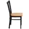 Flash Furniture Hercules Restaurant Chair, 17 in W 20-1/4" L 34-1/4" H XU-DG-6Q2B-VRT-NATW-GG - alternate 5