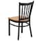 Flash Furniture Hercules Restaurant Chair, 17 in W 20-1/4" L 34-1/4" H XU-DG-6Q2B-VRT-NATW-GG - alternate 8