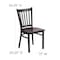 Flash Furniture Hercules Restaurant Chair, 17 in W 20-1/4" L 34-1/4" H XU-DG-6Q2B-VRT-WALW-GG - alternate 2