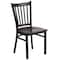 Flash Furniture Hercules Restaurant Chair, 17 in W 20-1/4" L 34-1/4" H XU-DG-6Q2B-VRT-WALW-GG - alternate 4