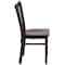 Flash Furniture Hercules Restaurant Chair, 17 in W 20-1/4" L 34-1/4" H XU-DG-6Q2B-VRT-WALW-GG - alternate 3