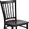 Flash Furniture Hercules Restaurant Chair, 17 in W 20-1/4" L 34-1/4" H XU-DG-6Q2B-VRT-WALW-GG - alternate 10
