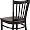 Flash Furniture Hercules Restaurant Chair, 17 in W 20-1/4" L 34-1/4" H XU-DG-6Q2B-VRT-WALW-GG - alternate 8