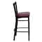 Flash Furniture Restaurant Stool, Vertical Back, Burg Sea XU-DG-6R6B-VRT-BAR-BURV-GG - alternate 4