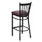 Flash Furniture Restaurant Stool, Vertical Back, Burg Sea XU-DG-6R6B-VRT-BAR-BURV-GG - alternate 5
