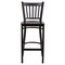 Flash Furniture Restaurant Stool, Vertical Back, Wal Seat XU-DG-6R6B-VRT-BAR-WALW-GG - alternate 7