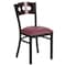 Flash Furniture Hercules Restaurant Chair, 17 in W 21" L 32" H XU-DG-6Y2B-WAL-BURV-GG - alternate 3