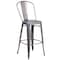 Flash Furniture Lincoln 30'' High Silver Antique Finish with Clear Coat Indoor Barstool with Back XU-DG-TP001B-30-GG - alternate 8