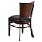Flash Furniture Lacey Restaurant Chair, Wood Back, 17-1/4 in W 20-1/2" L 33-1/2" H XU-DG-W0094B-WAL-BLKV-GG - alternate 8