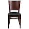 Flash Furniture Lacey Restaurant Chair, Wood Back, 17-1/4 in W 20-1/2" L 33-1/2" H XU-DG-W0094B-WAL-BLKV-GG - alternate 10
