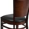 Flash Furniture Lacey Restaurant Chair, Wood Back, 17-1/4 in W 20-1/2" L 33-1/2" H XU-DG-W0094B-WAL-BLKV-GG - alternate 9