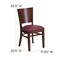 Flash Furniture Lacey Restaurant Chair, Wood Back, 17-1/4 in W 20-1/2" L 33-1/2" H XU-DG-W0094B-WAL-BURV-GG - alternate 5