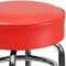 Flash Furniture Double Ring Chrome Stool, Red Seat XU-D-100-RED-GG - alternate 7