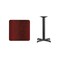 Flash Furniture Square Laminate Table, Laminate Top, Wood Grain XU-MAHTB-2424-T2222-GG - alternate 3