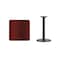 Flash Furniture Square Laminate Table, Laminate Top, Wood Grain XU-MAHTB-2424-TR18-GG - alternate 3