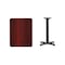 Flash Furniture Rectangle Laminate Table, Laminate Top, Wood Grain XU-MAHTB-2430-T2222-GG - alternate 3