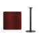Flash Furniture Square Laminate Table, Laminate Top, Wood Grain XU-MAHTB-3030-TR18B-GG - alternate 2