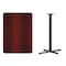 Flash Furniture Rectangle Laminate Table, Laminate Top, Wood Grain XU-MAHTB-3042-T2230B-GG - alternate 3